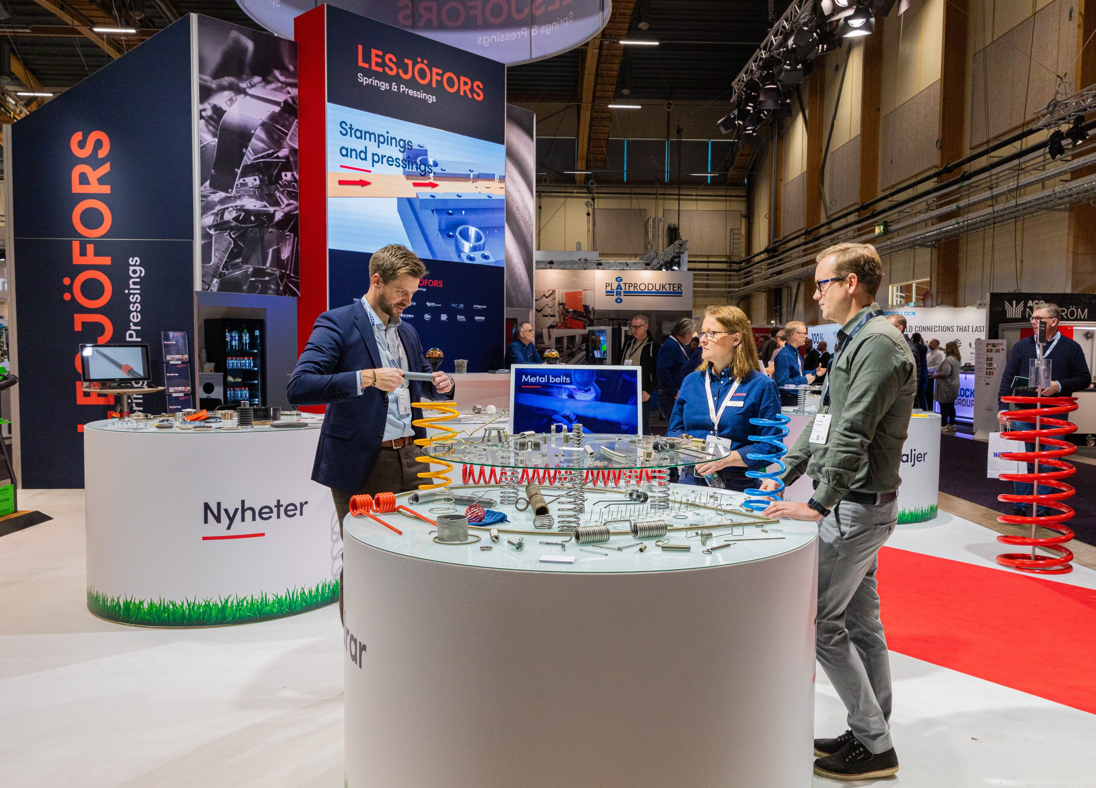 Lesjöfors exhibits around the world