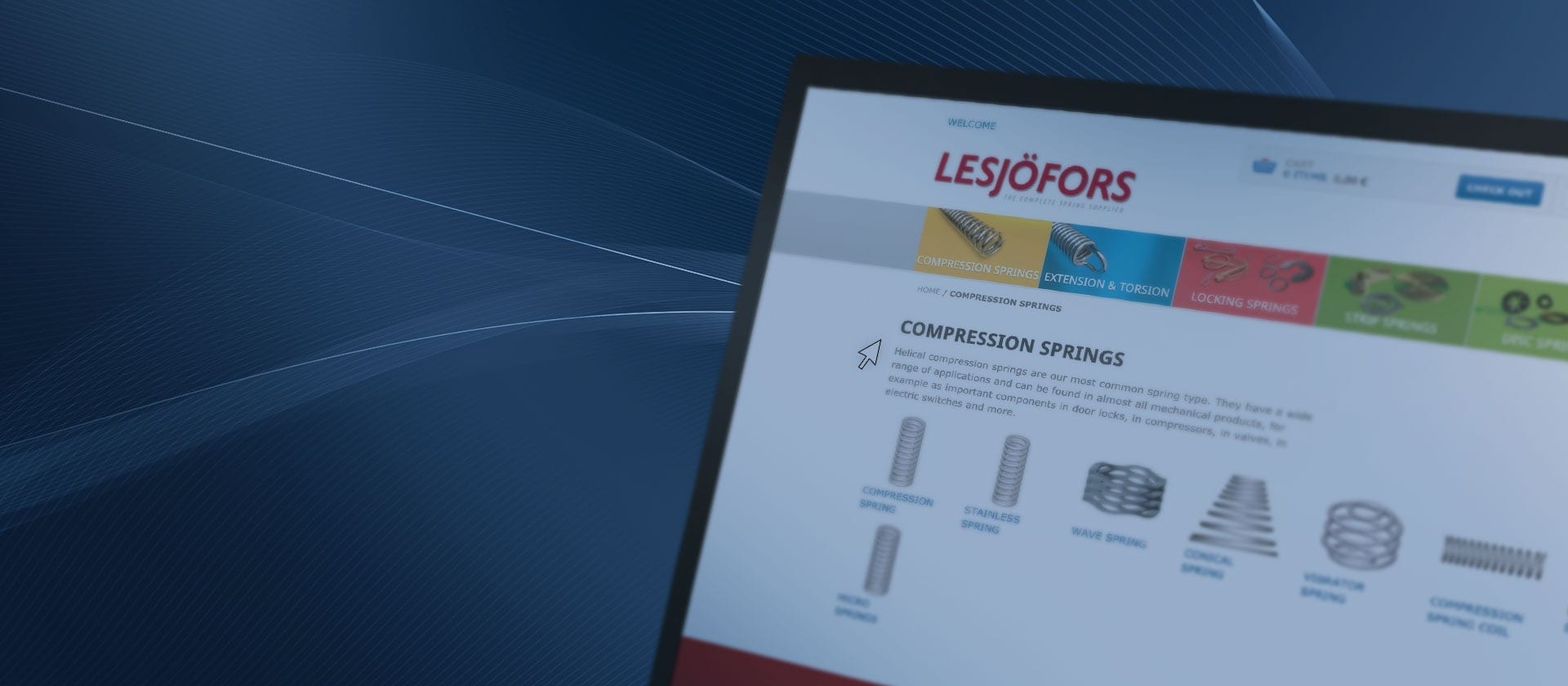 Home Lesjöfors Industrial Springs and Pressings