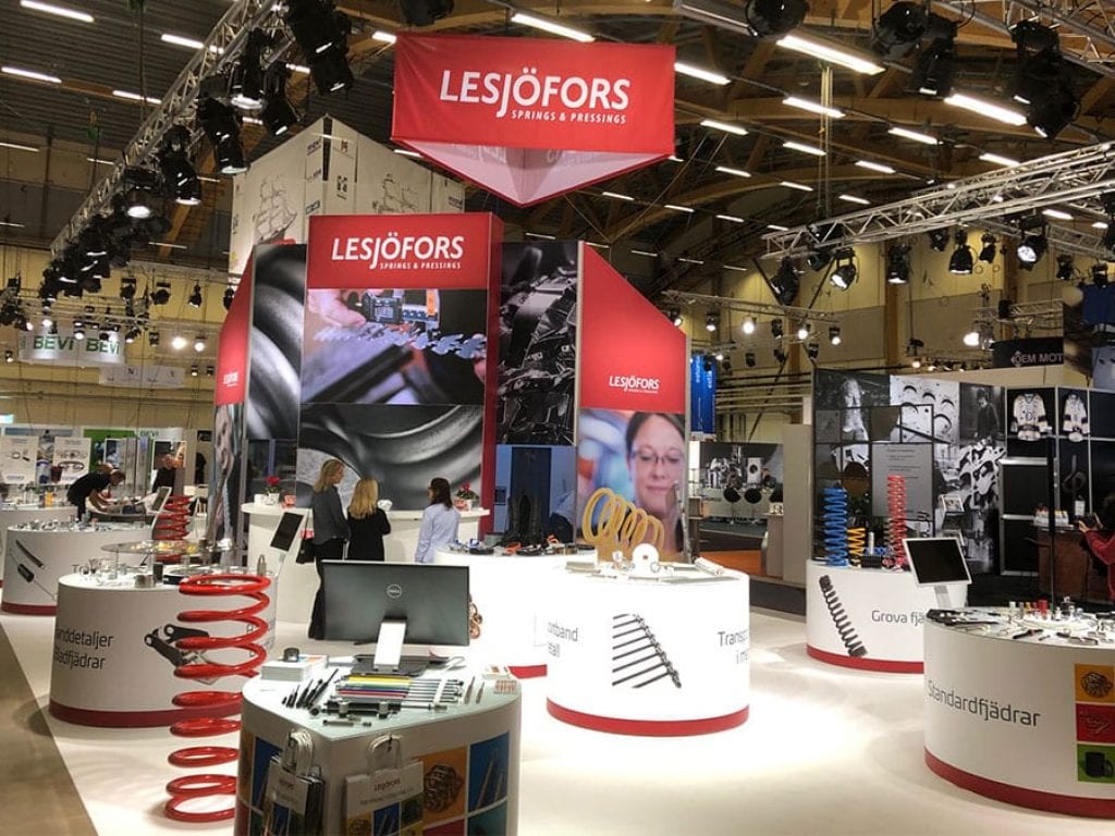 elmia fair - Lesjöfors booth