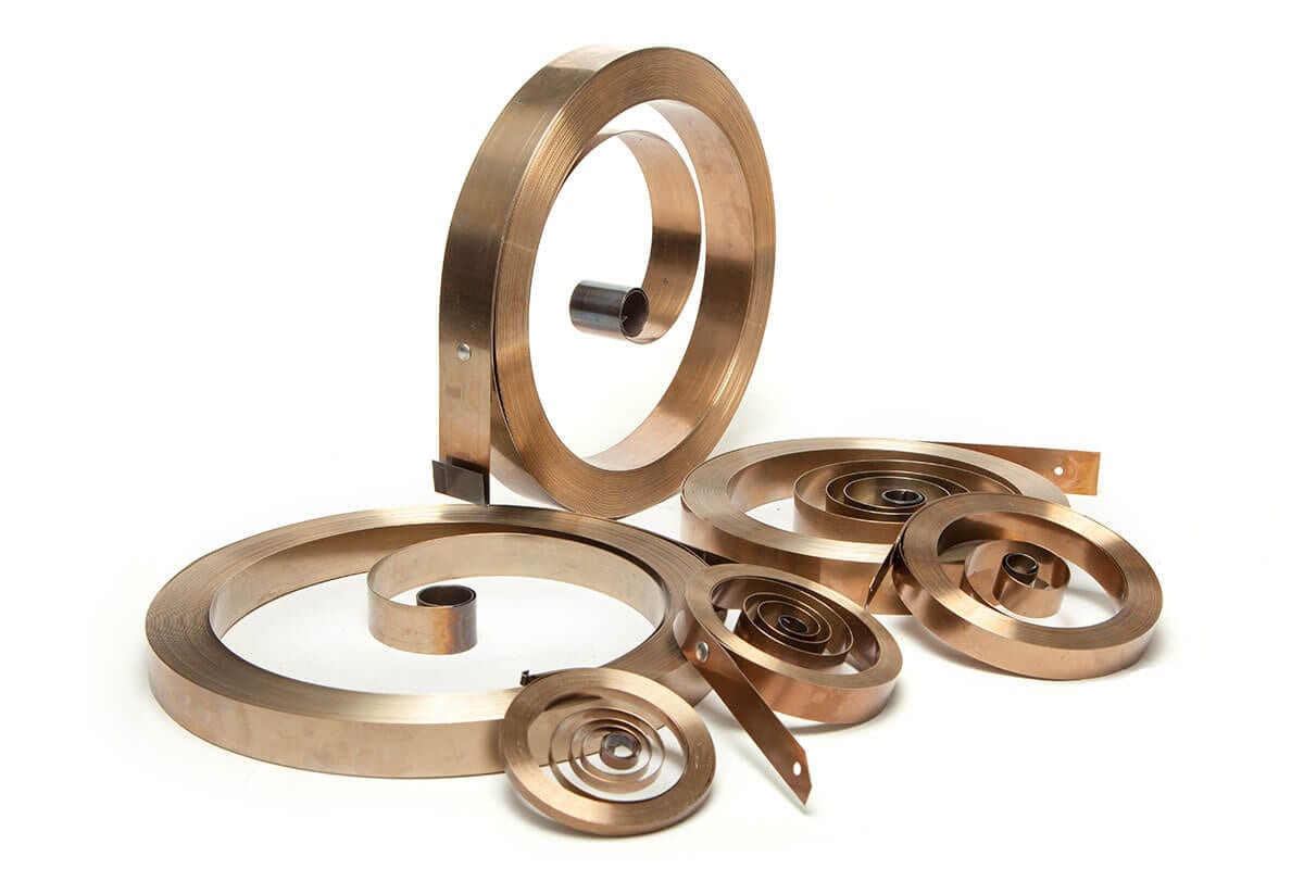 Power springs and customized force springs from Lesjöfors