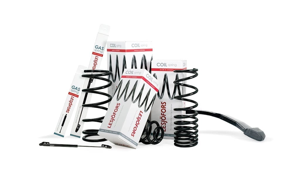 Lesjöfors Chassis springs for parts wholesaler and distributors