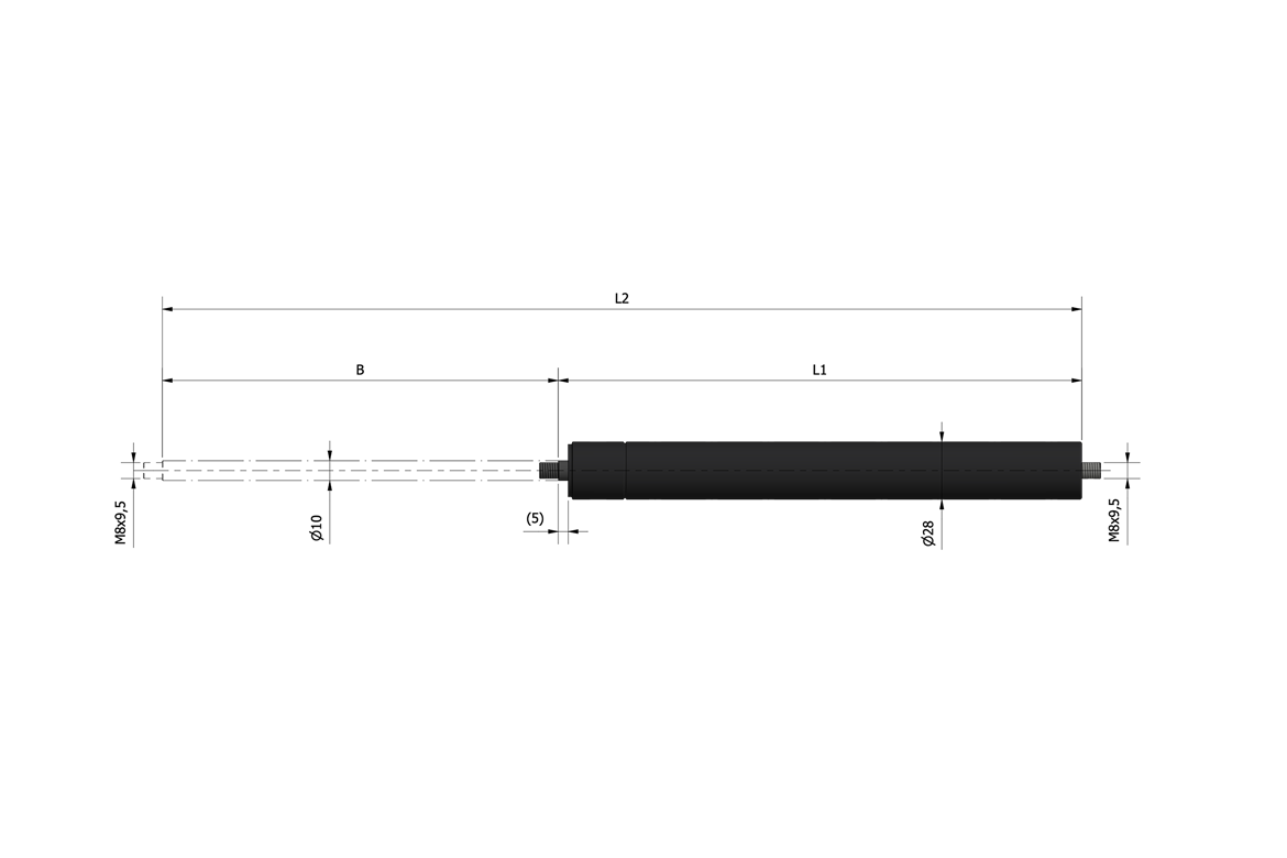 Lesjöfors gas springs in a wide range of variations - quick delivery